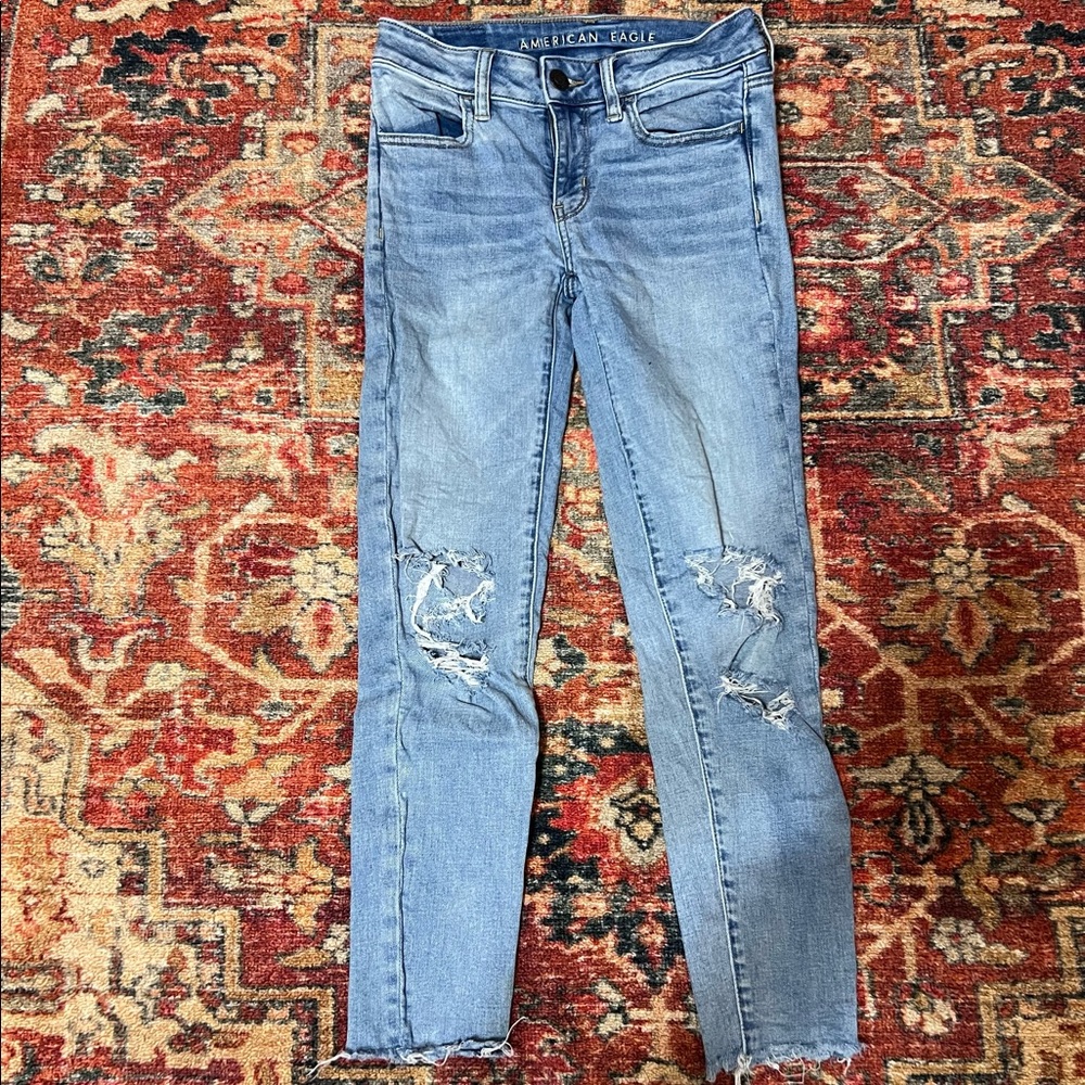 American Eagle Distressed Skinny Jeans